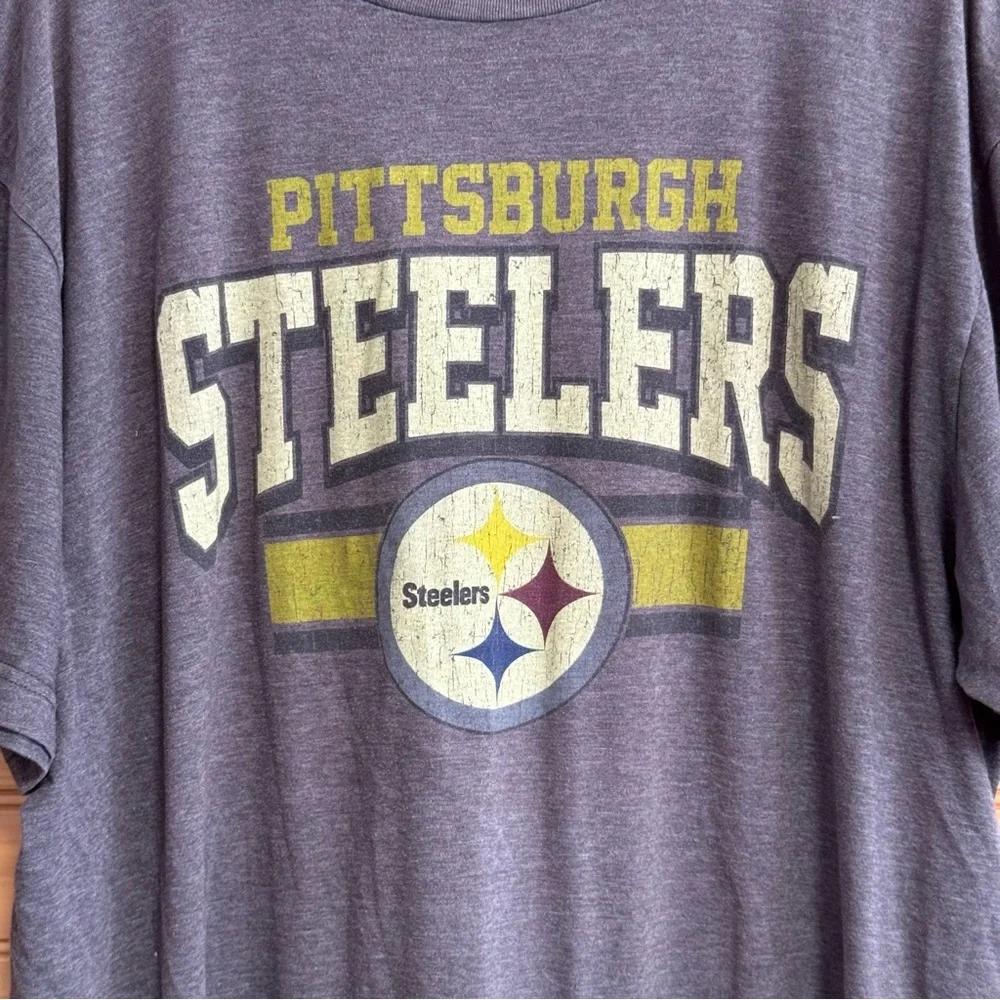 NFL Pittsburgh Steelers Roethlisberger #7 Charcoal Tee XL